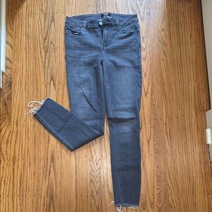 PAIGE Gray Skinny Jeans Stretchy Fit